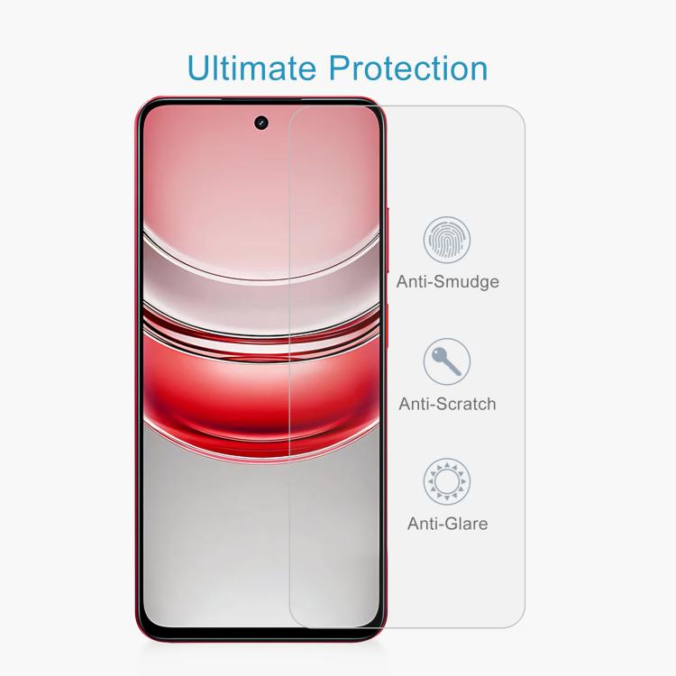 For Realme 14x India 50pcs 0.26mm 9H 2.5D Tempered Glass Film