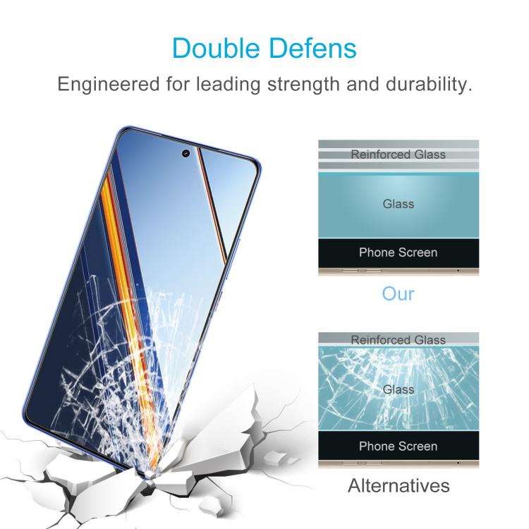 For Realme Neo7 SE 50pcs 0.26mm 9H 2.5D Tempered Glass Film