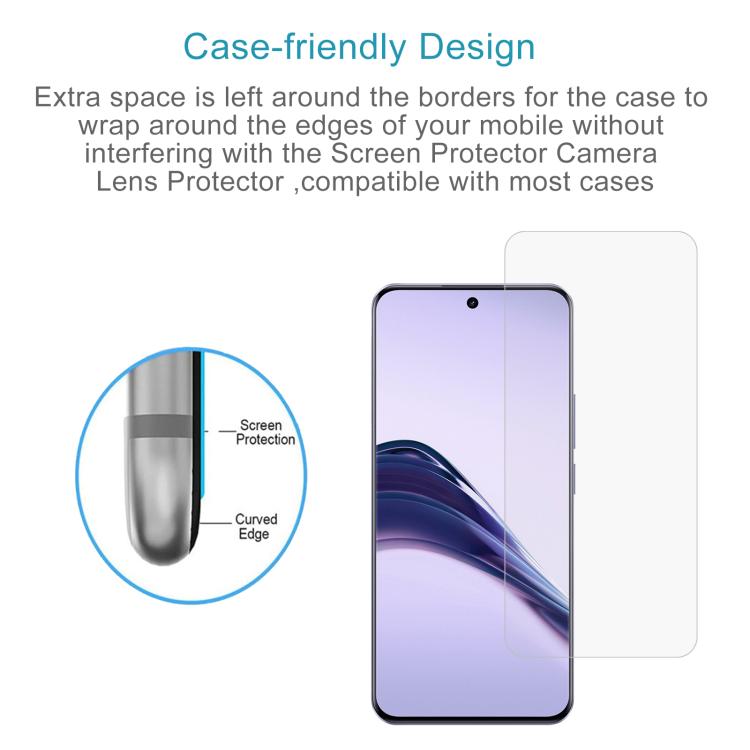 For Realme 14 Pro Lite 50pcs 0.26mm 9H 2.5D Tempered Glass Film