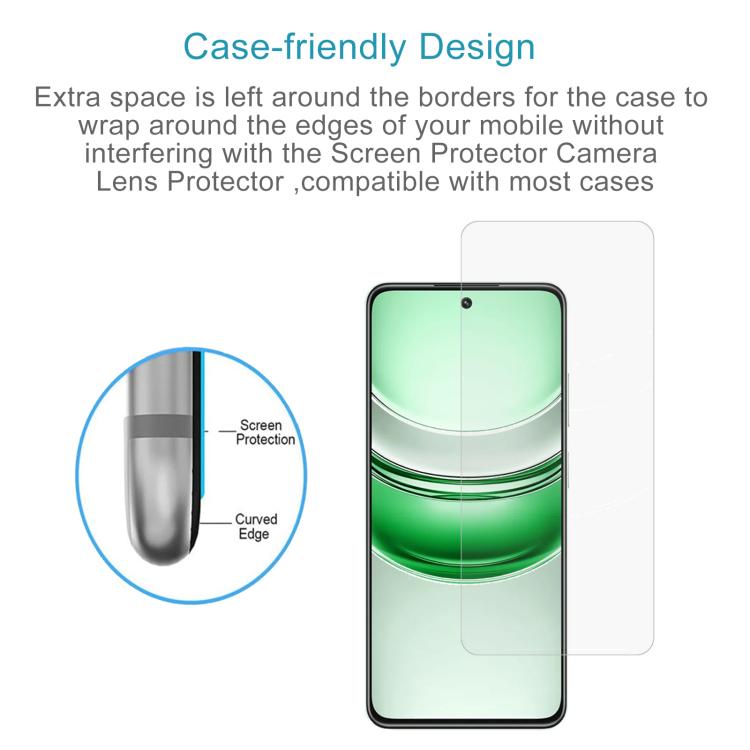 For Realme V70s 50pcs 0.26mm 9H 2.5D Tempered Glass Film