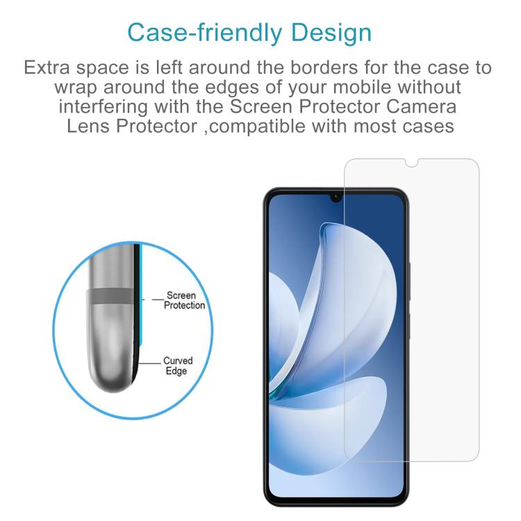 For Realme Narzo 80 Lite 4G 50pcs 0.26mm 9H 2.5D Tempered Glass Film