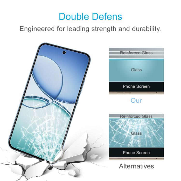 For Realme 15T 5G 50pcs 0.26mm 9H 2.5D Tempered Glass Film