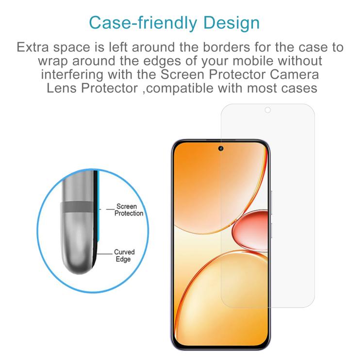 For Realme C85 Pro 4G 50pcs 0.26mm 9H 2.5D Tempered Glass Film