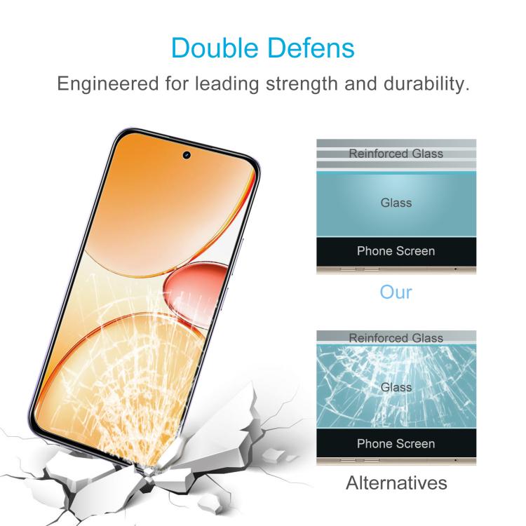 For Realme C85 Pro 4G 50pcs 0.26mm 9H 2.5D Tempered Glass Film