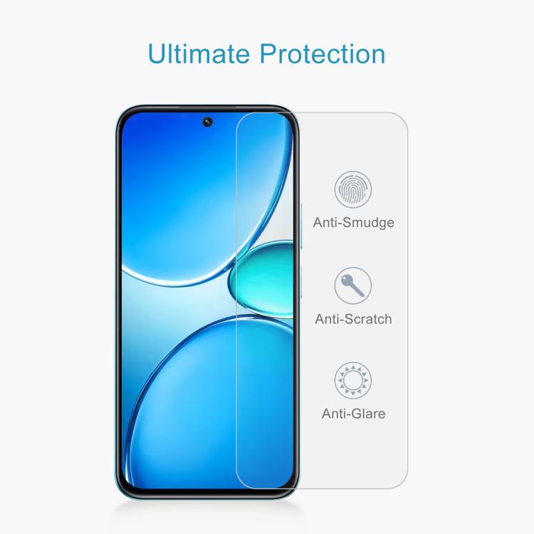 For Realme 15x 5G India 50pcs 0.26mm 9H 2.5D Tempered Glass Film
