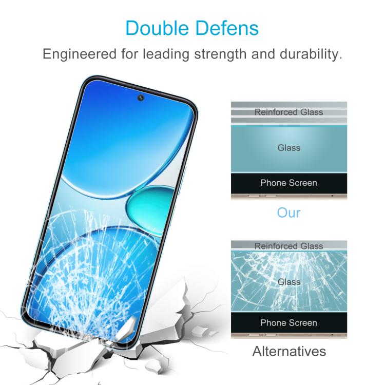 For Realme 15x 5G India 50pcs 0.26mm 9H 2.5D Tempered Glass Film