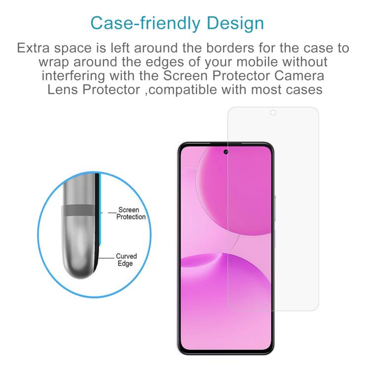 For Realme P4x 5G 50pcs 0.26mm 9H 2.5D Tempered Glass Film
