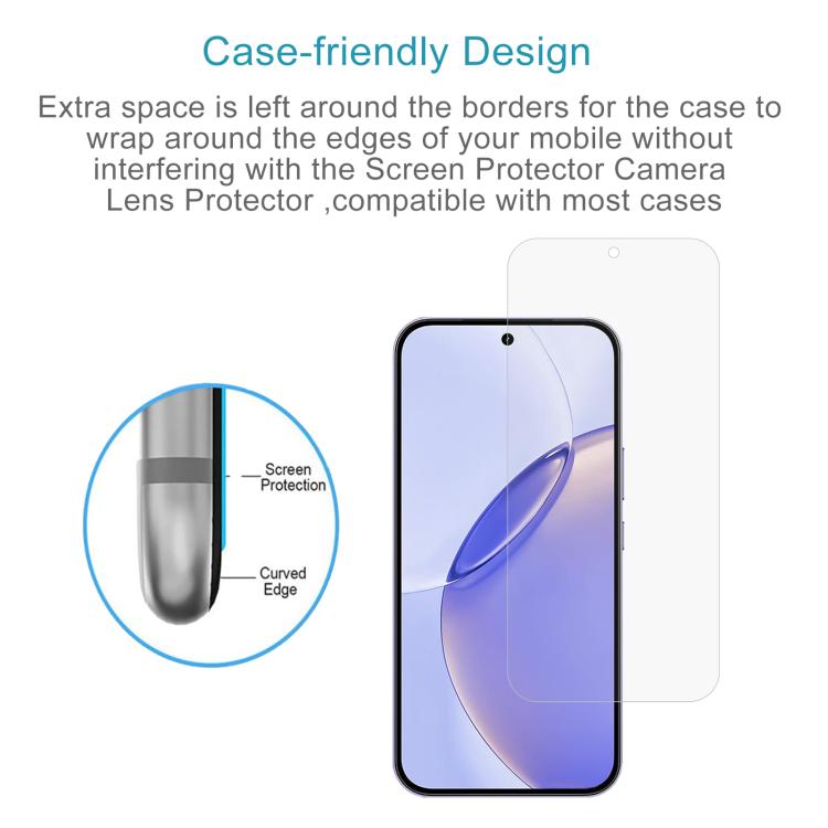 For Realme 16 Pro+ 5G 50pcs 0.26mm 9H 2.5D Tempered Glass Film