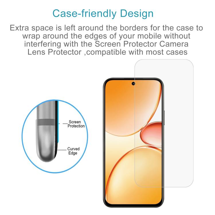 For Realme C85 4G 50pcs 0.26mm 9H 2.5D Tempered Glass Film