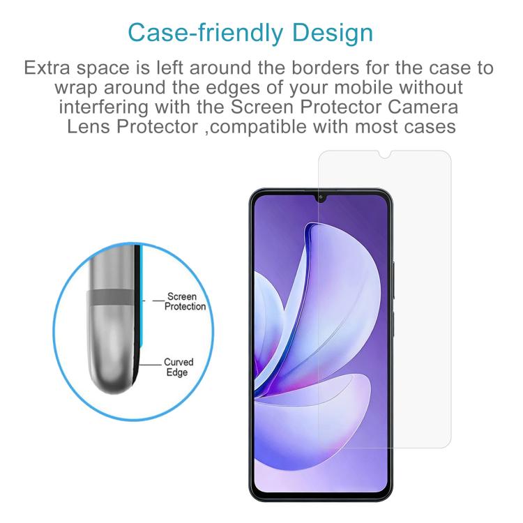 For Realme P4 Lite 4G 50pcs 0.26mm 9H 2.5D Tempered Glass Film