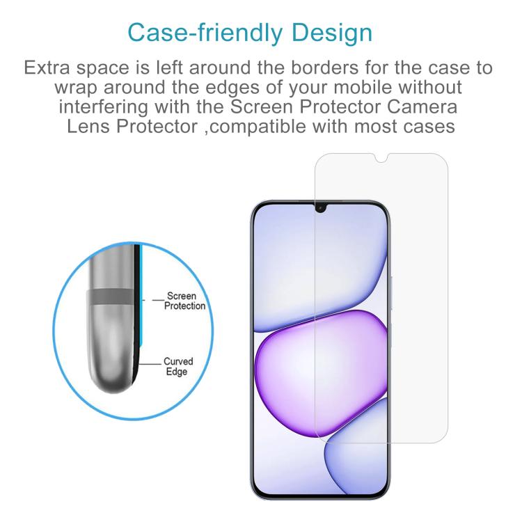 For Realme C83 5G 50pcs 0.26mm 9H 2.5D Tempered Glass Film