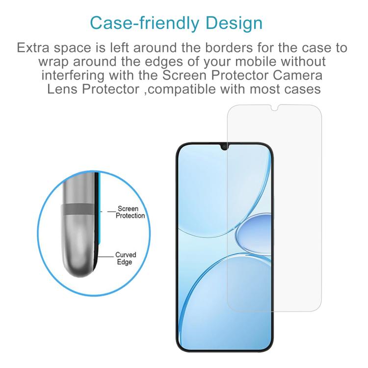 For Realme Narzo 100 Lite 5G 50pcs 0.26mm 9H 2.5D Tempered Glass Film
