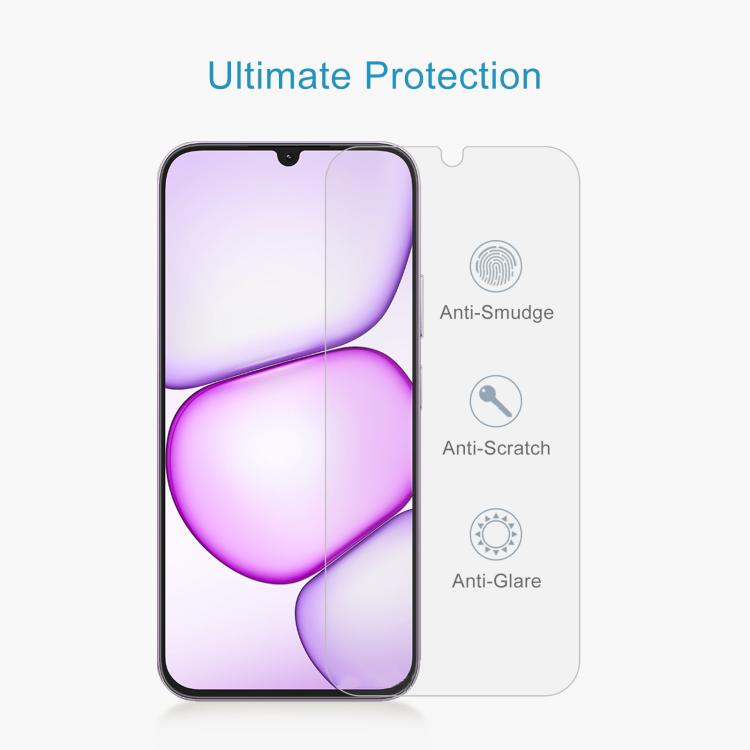 For Realme C100i 4G 50pcs 0.26mm 9H 2.5D Tempered Glass Film