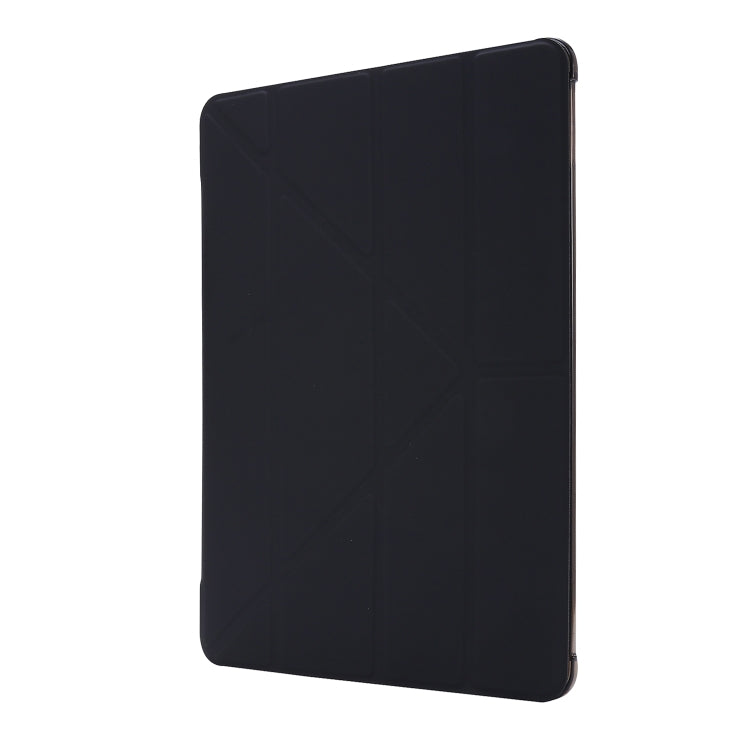 For iPad 10.2 2021 / 2020 / 2019 Airbag Deformation Horizontal Flip Leather Case with Holder & Pen Holder