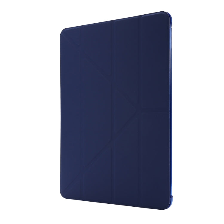For iPad 10.2 2021 / 2020 / 2019 Airbag Deformation Horizontal Flip Leather Case with Holder & Pen Holder