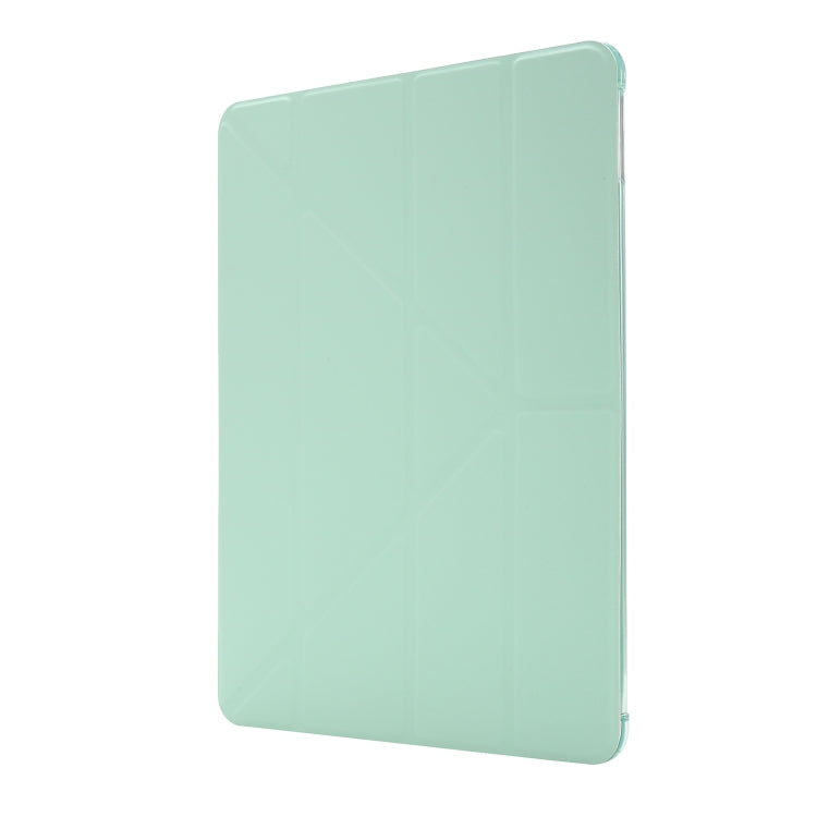 For iPad 10.2 2021 / 2020 / 2019 Airbag Deformation Horizontal Flip Leather Case with Holder & Pen Holder