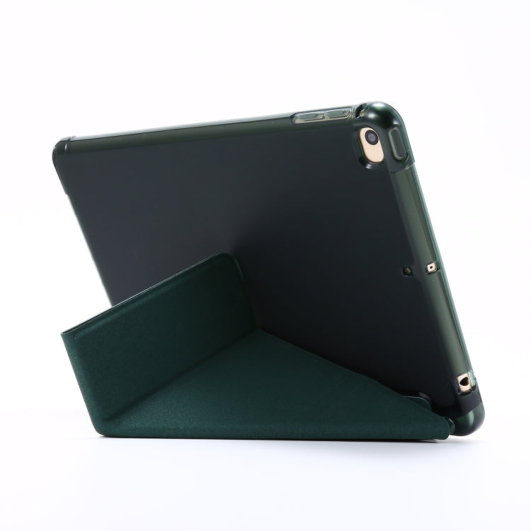 For iPad Mini 4 Airbag Deformation Horizontal Flip Leather Case with Holder