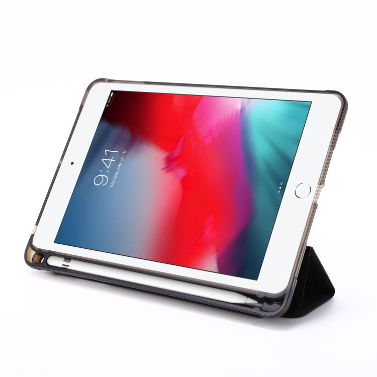 For iPad Mini 4 Airbag Deformation Horizontal Flip Leather Case with Holder