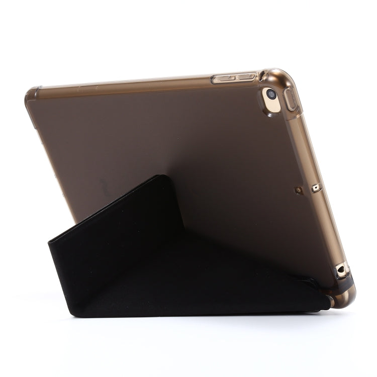 For iPad Mini 4 Airbag Deformation Horizontal Flip Leather Case with Holder