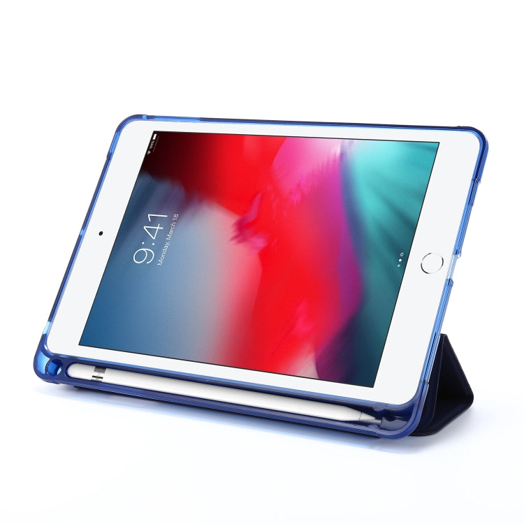 For iPad Mini 4 Airbag Deformation Horizontal Flip Leather Case with Holder
