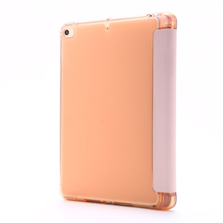 For iPad Mini 4 Airbag Deformation Horizontal Flip Leather Case with Holder