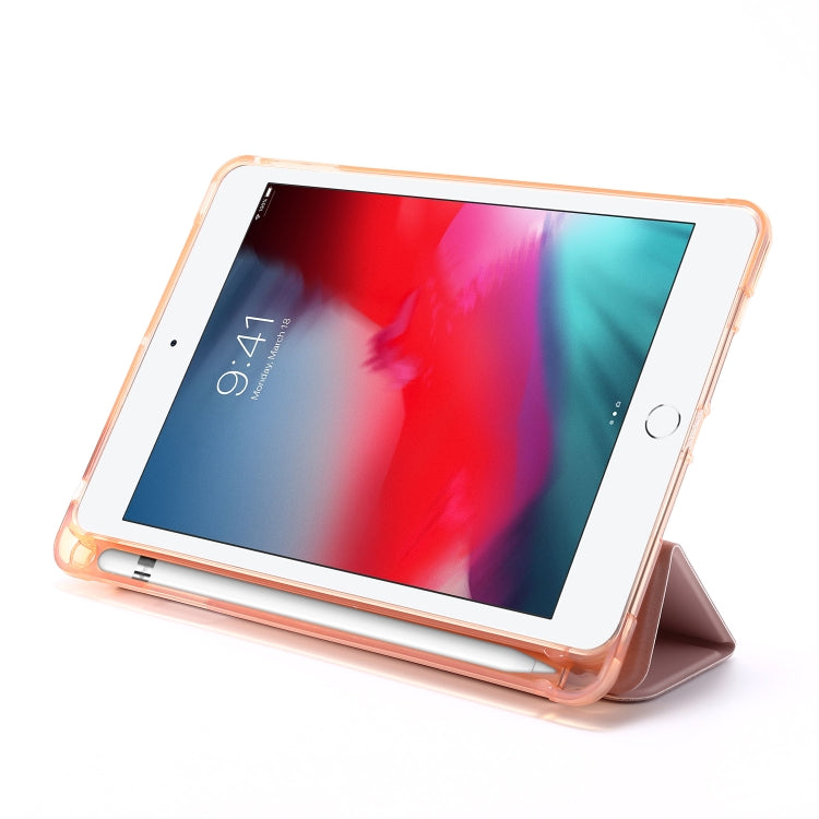 For iPad Mini 4 Airbag Deformation Horizontal Flip Leather Case with Holder