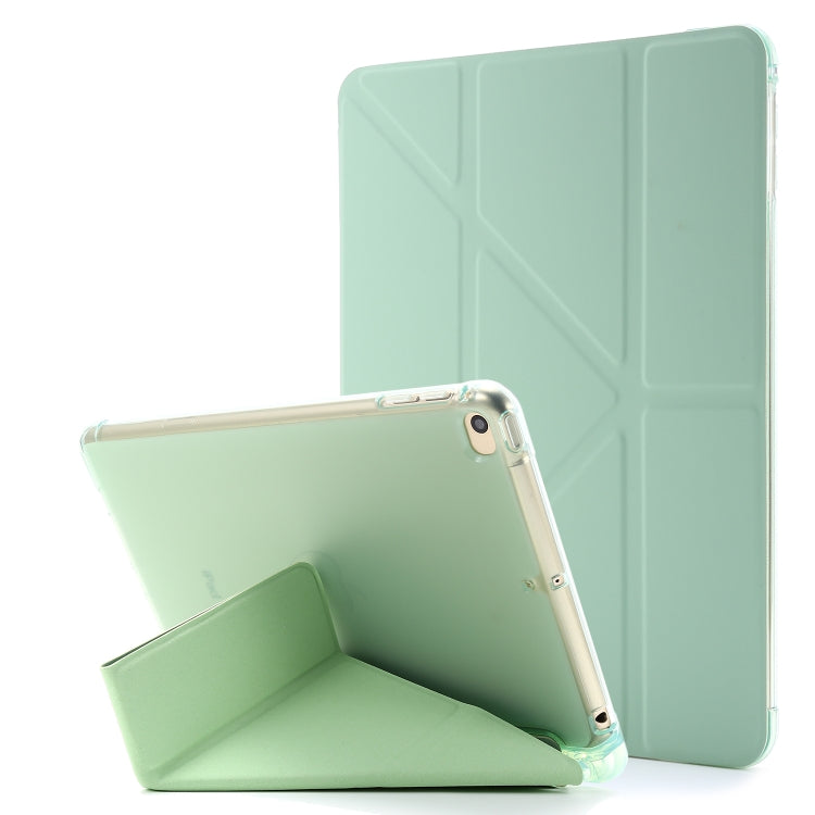For iPad Mini 4 Airbag Deformation Horizontal Flip Leather Case with Holder
