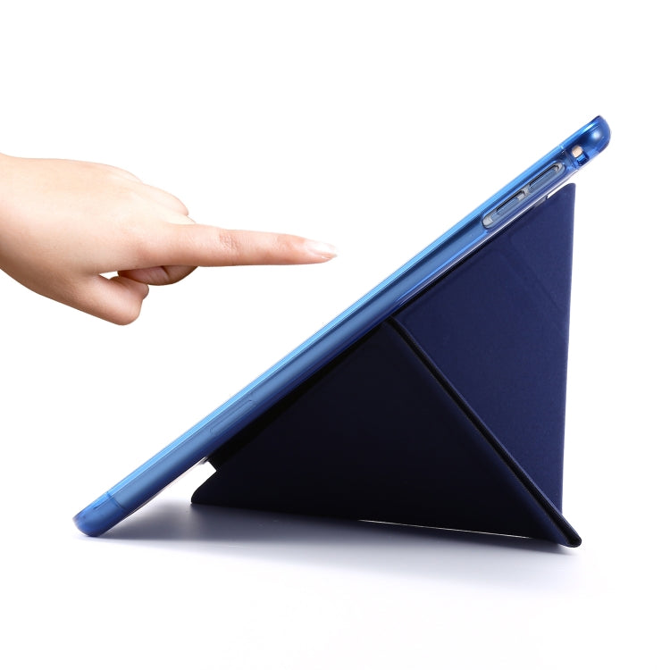 For iPad Mini (2019) Airbag Deformation Horizontal Flip Leather Case with Holder & Pen Holder