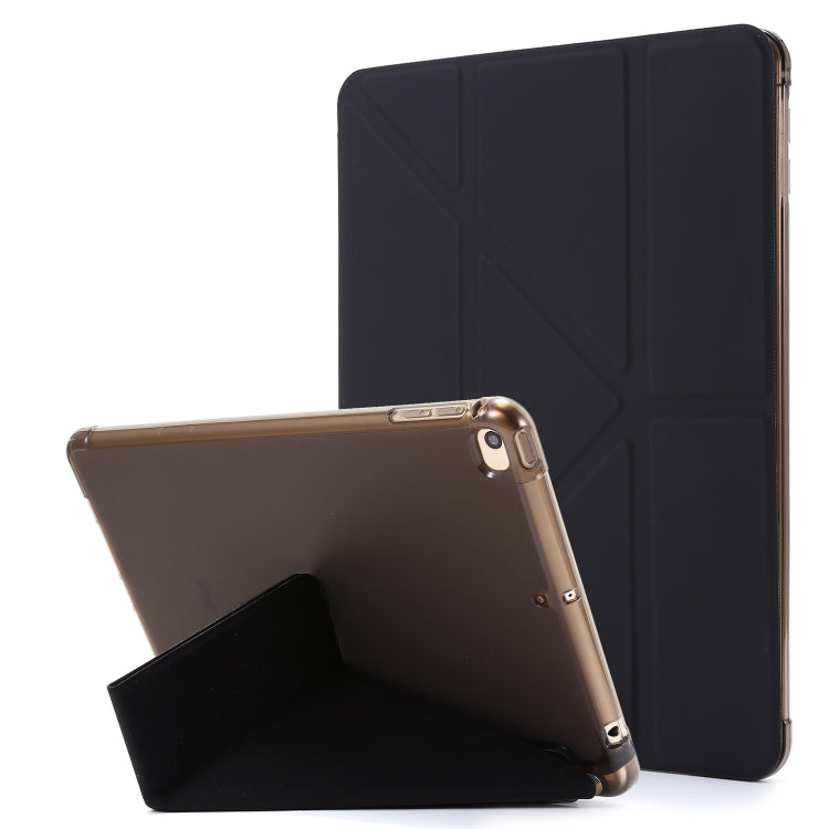 For iPad Mini (2019) Airbag Deformation Horizontal Flip Leather Case with Holder & Pen Holder