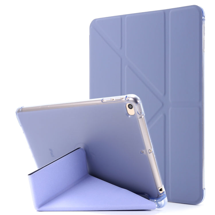 For iPad Mini (2019) Airbag Deformation Horizontal Flip Leather Case with Holder & Pen Holder