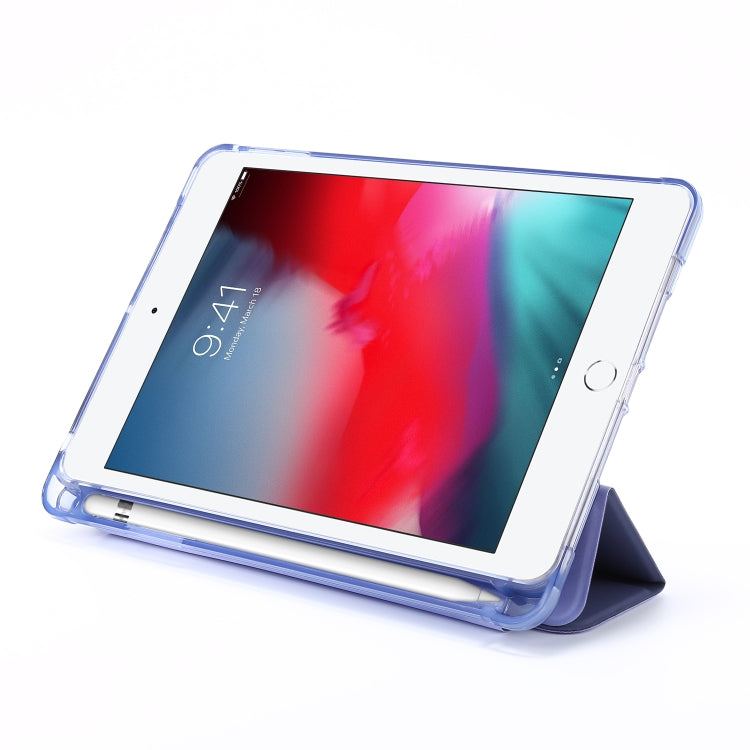 For iPad Mini (2019) Airbag Deformation Horizontal Flip Leather Case with Holder & Pen Holder