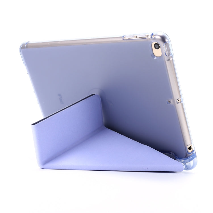 For iPad Mini (2019) Airbag Deformation Horizontal Flip Leather Case with Holder & Pen Holder