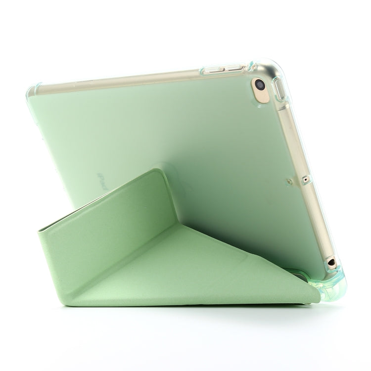For iPad Mini (2019) Airbag Deformation Horizontal Flip Leather Case with Holder & Pen Holder