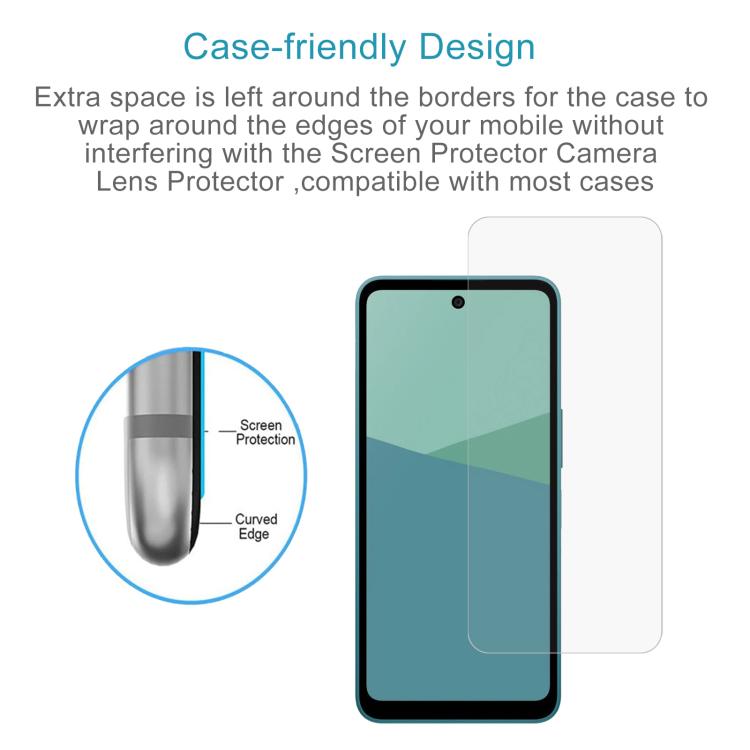 For Sharp Aquos wish6 10pcs 0.26mm 9H 2.5D Tempered Glass Film