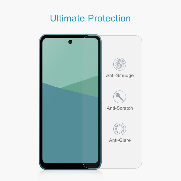 For Sharp Aquos wish6 10pcs 0.26mm 9H 2.5D Tempered Glass Film