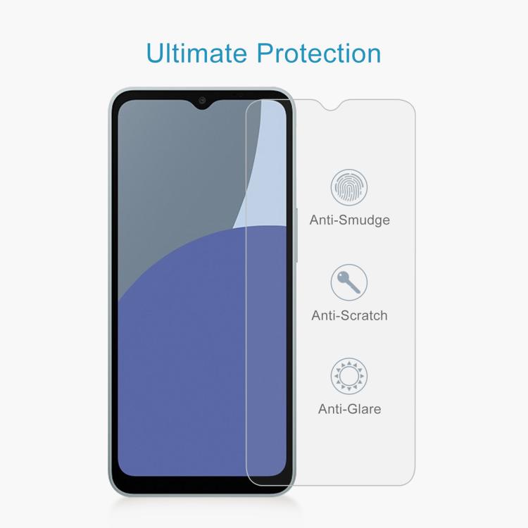 For Sharp Aquos wish5 50pcs 0.26mm 9H 2.5D Tempered Glass Film