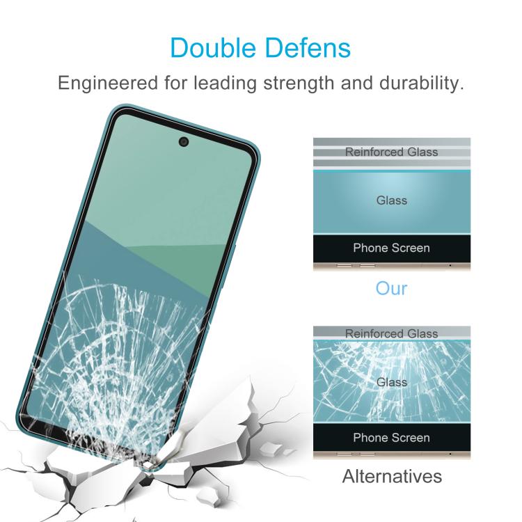 For Sharp Aquos wish6 50pcs 0.26mm 9H 2.5D Tempered Glass Film