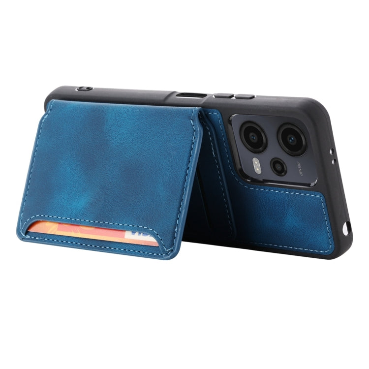For Xiaomi Redmi Note 12 4G Global Skin Feel Dream RFID Anti-theft PU Card Bag Phone Case
