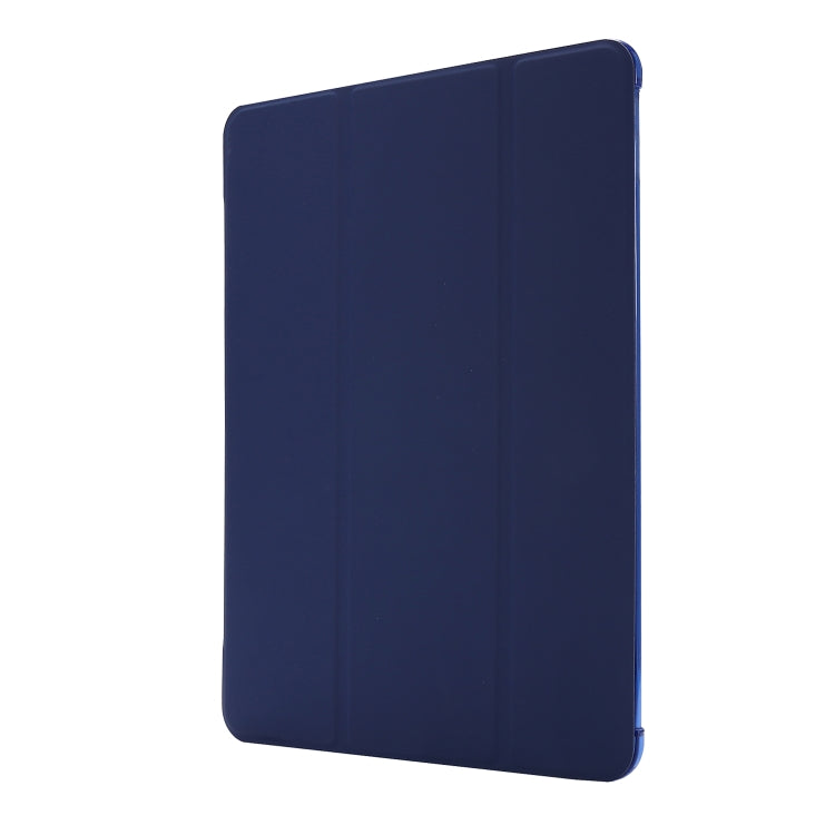 For iPad 10.2 2021 / 2020 / 2019 Airbag Horizontal Flip Leather Case with Three-fold Holder & Pen Holder