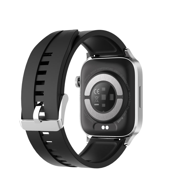 GT22 1.85 inch TFT Screen Silicone Band Health Smart Watch, Support Bluetooth Call / Plateau Blood Oxygen / Body Temperature / Arrhythmia / TI Heart Rate Monitoring
