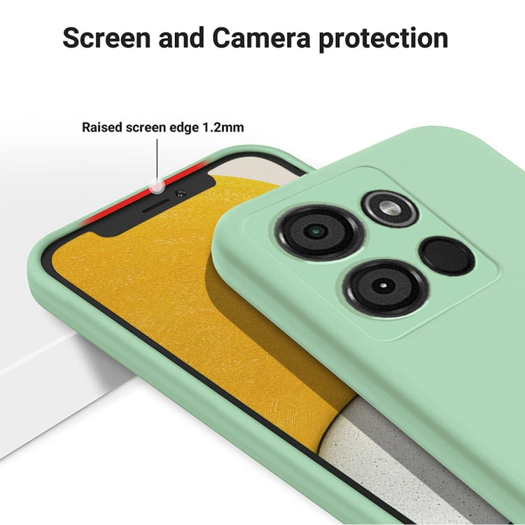 For Ietl A60 Pure Color Liquid Silicone Shockproof Phone Case