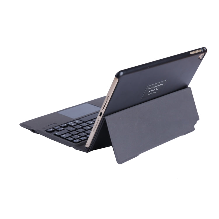 T1091 For iPad 2018 & 2017 / Pro 9.7 / Air 2 / Air Ultra-thin Integrated Touch Bluetooth Keyboard + Lambskin Texture PU Leather Tablet Case with Bracket