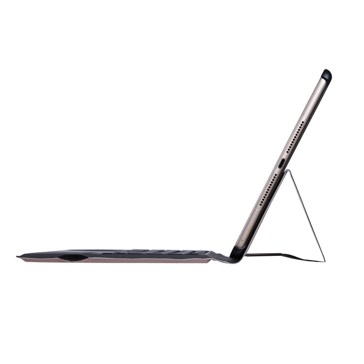 T1091 For iPad 2018 & 2017 / Pro 9.7 / Air 2 / Air Ultra-thin Integrated Touch Bluetooth Keyboard + Lambskin Texture PU Leather Tablet Case with Bracket