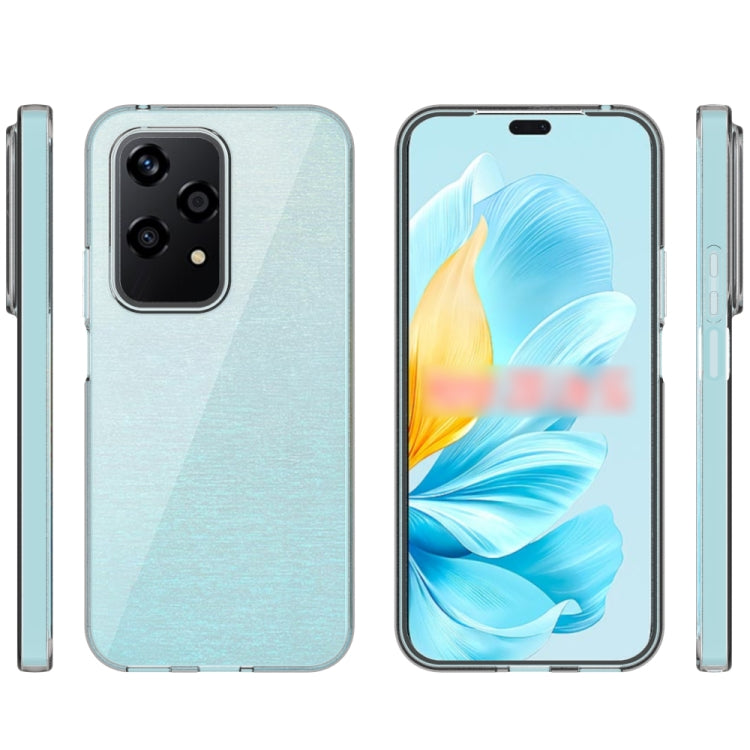 For Honor 200 Lite Global Waterproof Texture TPU Phone Case - Transparent