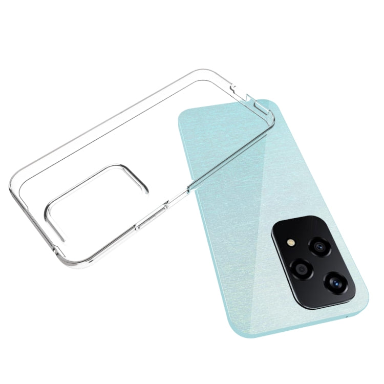For Honor 200 Lite Global Waterproof Texture TPU Phone Case - Transparent