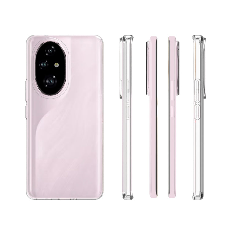 For Honor 200 Pro Waterproof Texture TPU Phone Case - Transparent