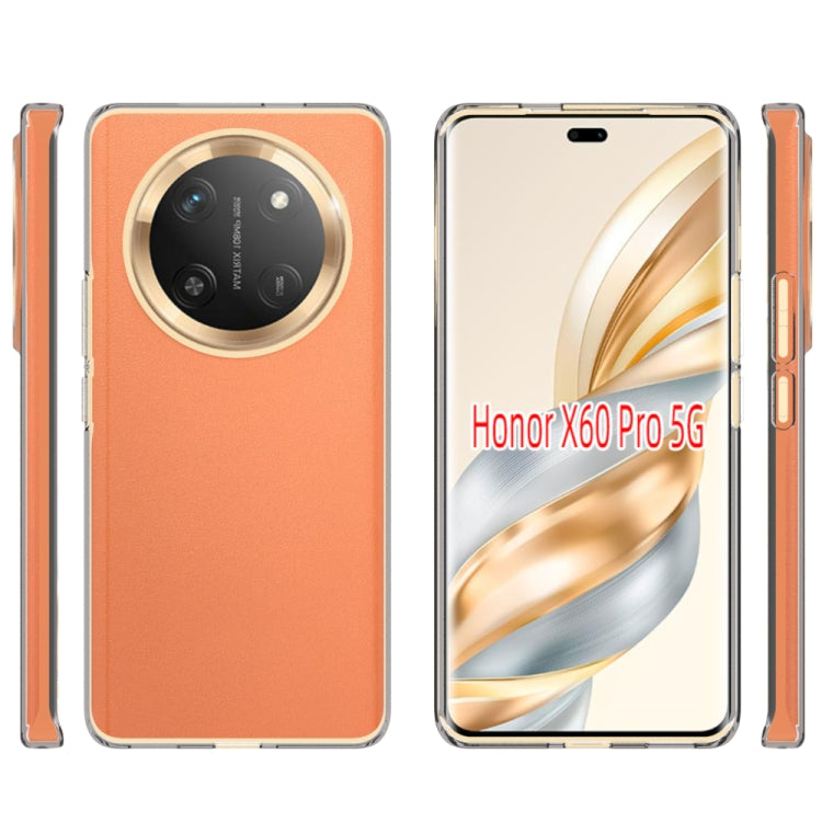 For Honor X60 Pro Waterproof Texture TPU Phone Case - Transparent