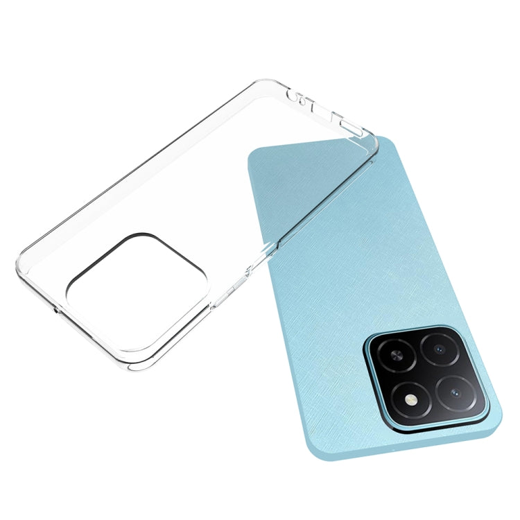 For Honor X5b / X5b Plus Waterproof Texture TPU Phone Case - Transparent