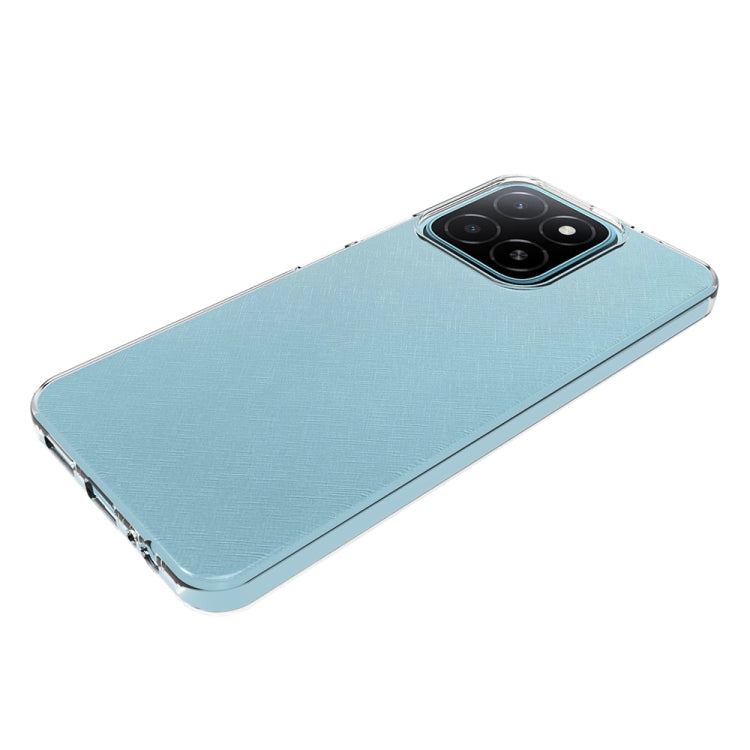 For Honor X5b / X5b Plus Waterproof Texture TPU Phone Case - Transparent