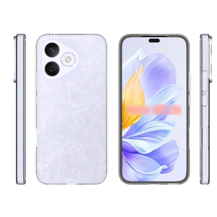 For Honor 400 Lite Global Waterproof Texture TPU Phone Case - Transparent